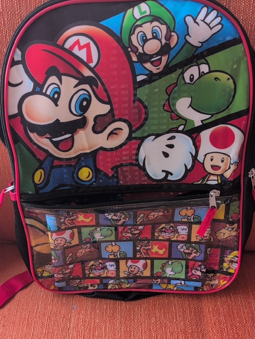 Kids Superhero Character Backpack - Red, Green, Blue